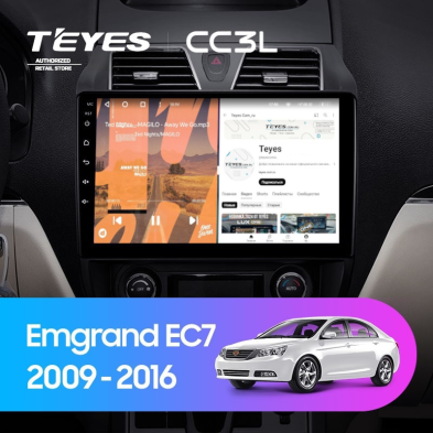 Штатная магнитола Teyes CC3L 4/32 Geely Emgrand EC7 1 (2009-2016)