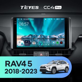 Штатная магнитола Teyes CC4 Pro 8/128 Toyota RAV4 5 XA50 (2018-2023) F2 Тип-B