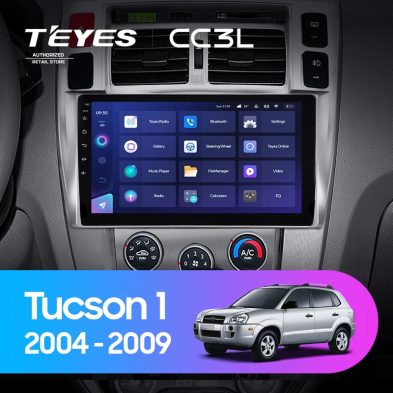 Штатная магнитола Teyes CC3L 4/32 Hyundai Tucson 1 (2004-2009)