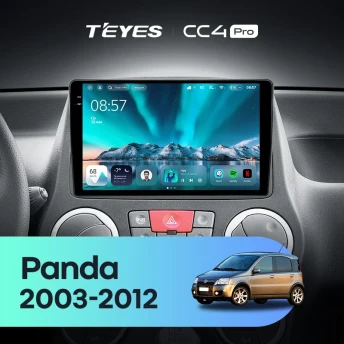 Штатная магнитола Teyes CC4 Pro 8/128 Fiat Panda 2 (2003-2012)