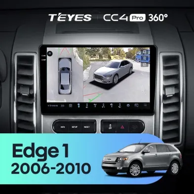 Штатная магнитола Teyes CC4 Pro 360 12/256 Ford Edge 1 U387 (2006-2010)