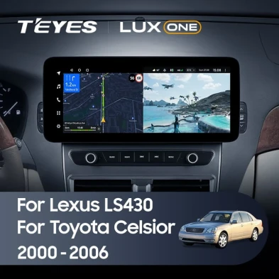 Штатная магнитола Teyes LUX ONE 360 6/128 Toyota Celsior XF30 3 (2000-2006)