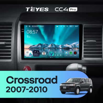 Штатная магнитола Teyes CC4 Pro 12/256 Honda Crossroad (2007-2010) Правый руль