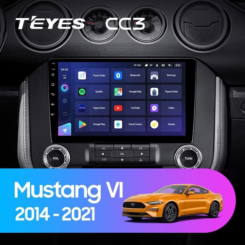 Штатная магнитола Teyes CC3 4/32 Ford Mustang VI S550 (2014-2023) F2