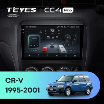 Штатная магнитола Teyes CC4 Pro 12/256 Honda CR-V (1995-2001)