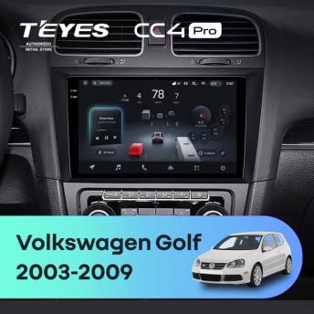 Штатная магнитола Teyes CC4 Pro 12/256 Volkswagen Golf (2003-2009)