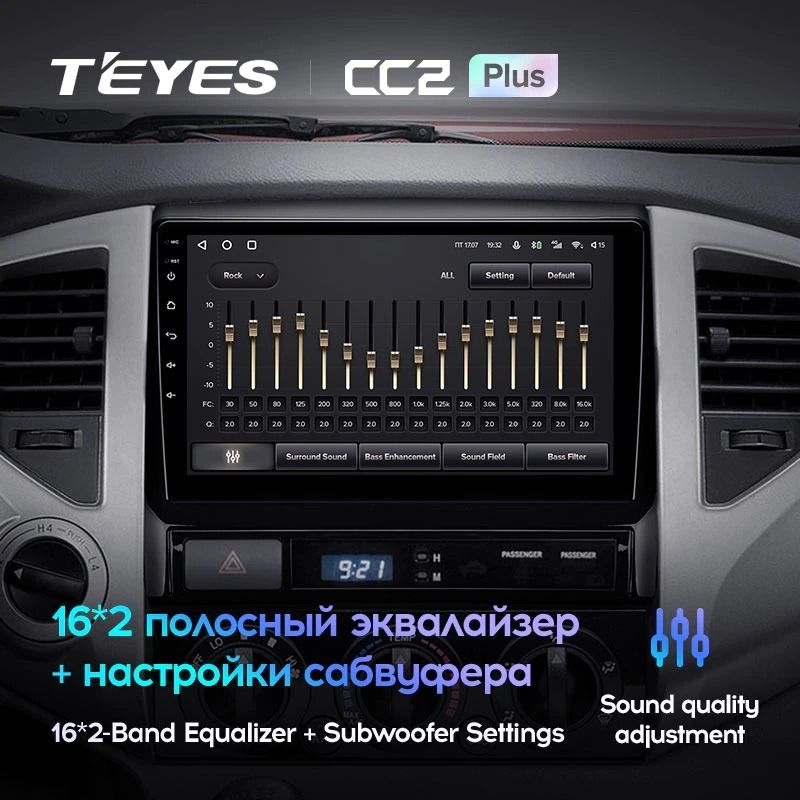 Штатная магнитола Teyes CC2L Plus 2/32 Toyota Tacoma 2 (2005-2015)