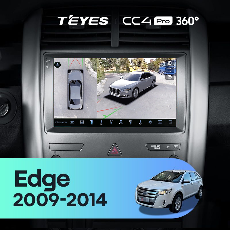 Штатная магнитола Teyes CC4 Pro 360 12/256 Ford Edge U387 (2009-2014)