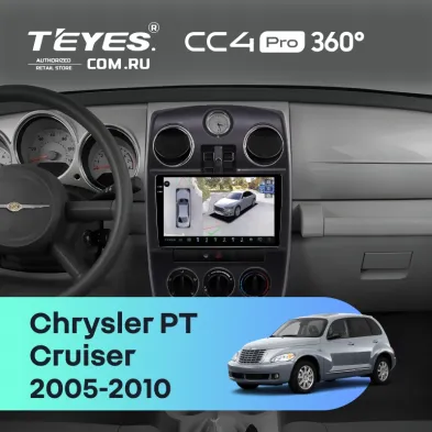Штатная магнитола Teyes CC4 Pro 360 12/256 Chrysler PT Cruiser (2005-2010)