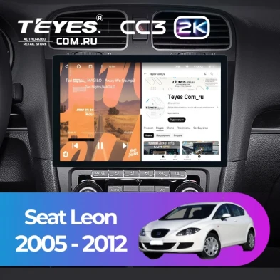 Штатная магнитола Teyes CC3 2K 4/64 Seat Leon (2005-2012) (11")