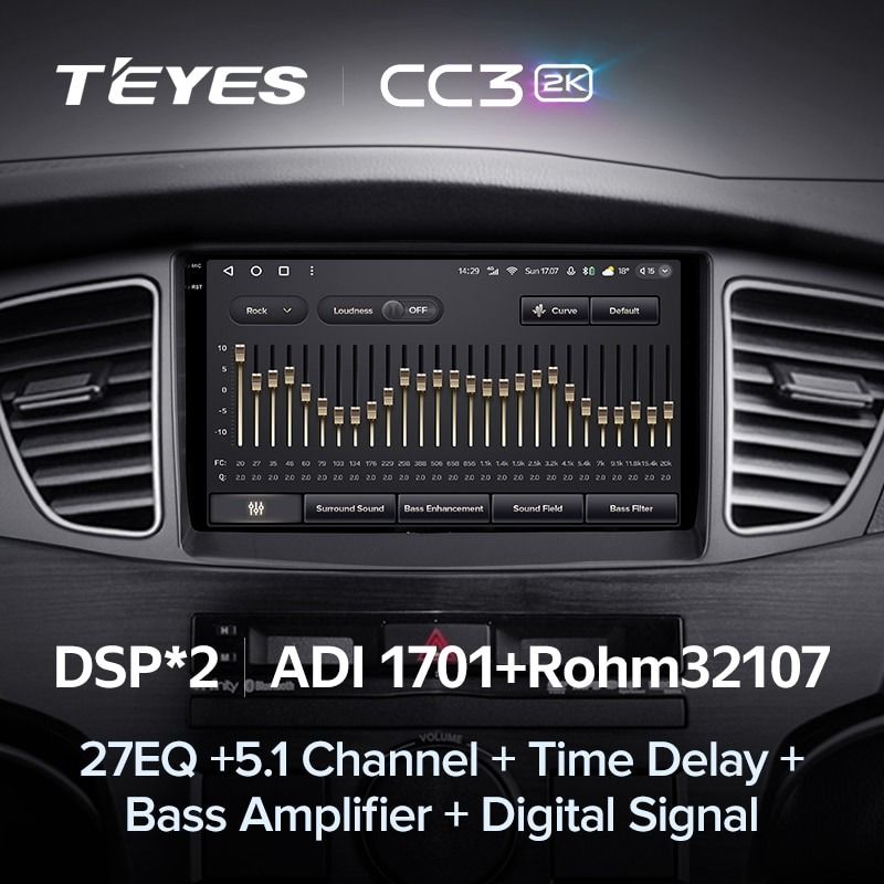 Штатная магнитола Teyes CC3 2K 4/32 Kia Cadenza K7 (2011-2012)