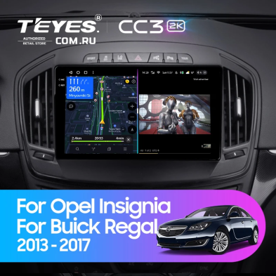 Штатная магнитола Teyes CC3 2K 4/64 Buick Regal (2013-2017) Тип-B