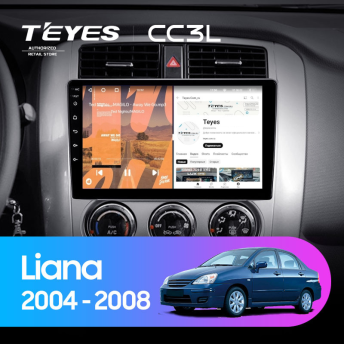 Штатная магнитола Teyes CC3L 4/64 Suzuki Liana 1 (2004-2008)