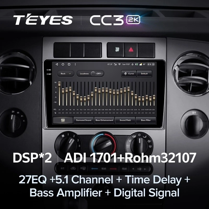 Штатная магнитола Teyes CC3 2K 360 6/128 Ford Expedition 3 U3242 U3542 U324 U354 (2006-2017)