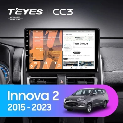 Штатная магнитола Teyes CC3 4/32 Toyota Innova 2 (2015-2023)