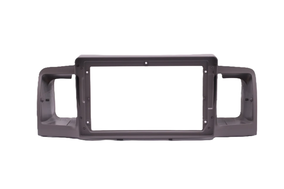 Переходная рамка Toyota Corolla 120 (2000-2007) (F1 - с дефлекторами) (коричневая) (9")