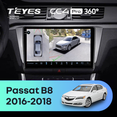 Штатная магнитола Teyes CC4 Pro 360 8/128 Volkswagen Passat B8 (2016-2018)