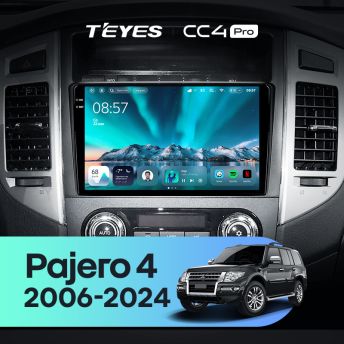 Штатная магнитола Teyes CC4 Pro 8/128 Mitsubishi Pajero 4 V80 V90 (2006-2024)