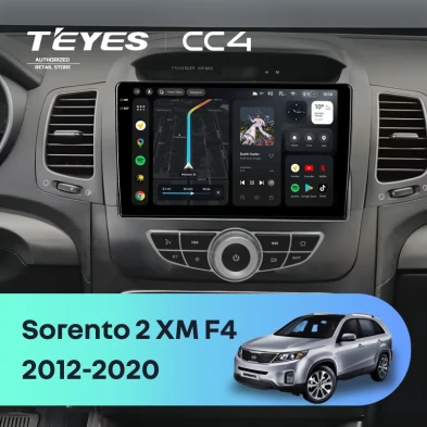 Штатная магнитола Teyes CC4 8/128 Kia Sorento 2 XM (2012-2020) F4