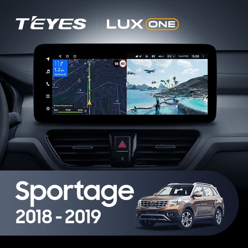 Штатная магнитола Teyes LUX ONE 4/32 Kia Sportage (2018-2019) Тип-A