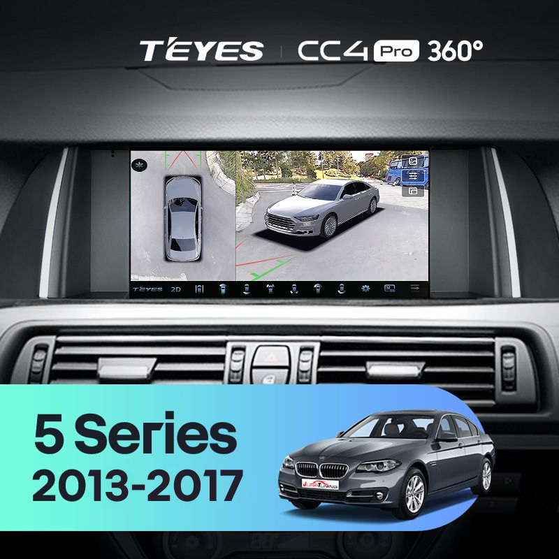 Штатная магнитола Teyes CC4 Pro 360 8/128 BMW 5 Series F10 F11 NBT (2013-2017)