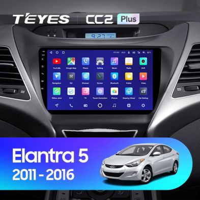 Штатная магнитола Teyes CC2L Plus 2/32 Hyundai Elantra 5 JK GD MD UD (2010-2016) F1