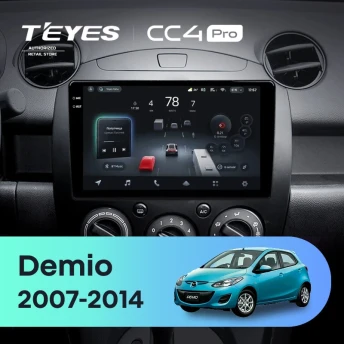 Штатная магнитола Teyes CC4 Pro 12/256 Mazda Demio DE (2007-2014)