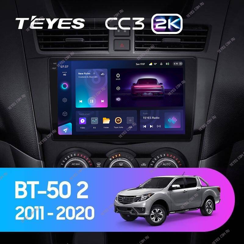 Штатная магнитола Teyes CC3 2K 4/64 Mazda BT-50 (2011-2020) F1