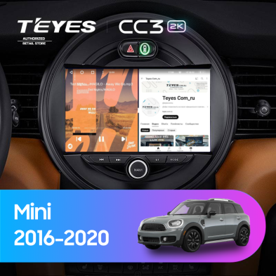 Штатная магнитола Teyes CC3 2K 4/32 Mini Countryman (F60) (2016-2020)