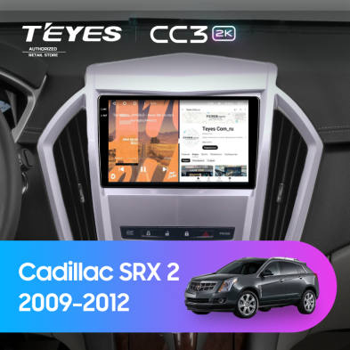Штатная магнитола Teyes CC3 2K 360 6/128 Cadillac SRX 2 (2009-2012)