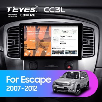 Штатная магнитола Teyes CC3L 4/64 Ford Escape (2007-2012)