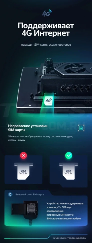 Штатная магнитола Teyes CC3 2K 4/64 Citroen SpaceTourer (2016-2026) (13")