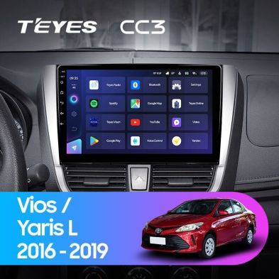 Штатная магнитола Teyes CC3 4/32 Toyota Yaris L (2016-2019)